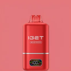 IGET MOVE B50000 wegwerpvape 50K puffs digitaal display mesh coil 850mAh Type-C